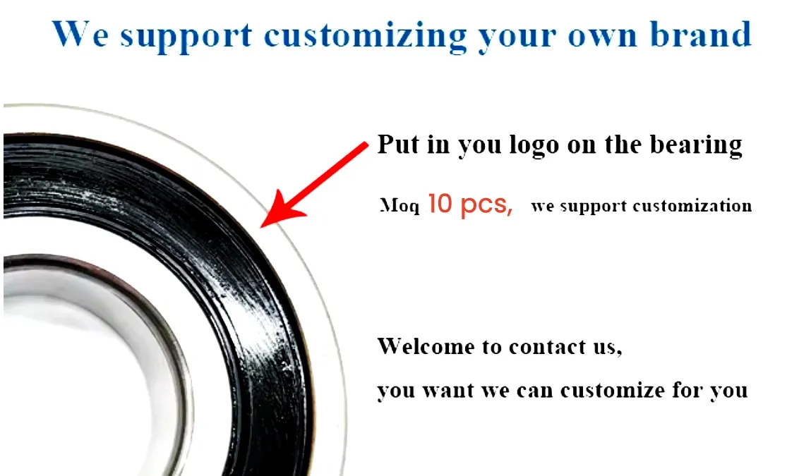 All Sizes POM Nylon Plastic Rubber Coated Bearing 683 693 623 684 680 624 604 685 605 625 696 626 606